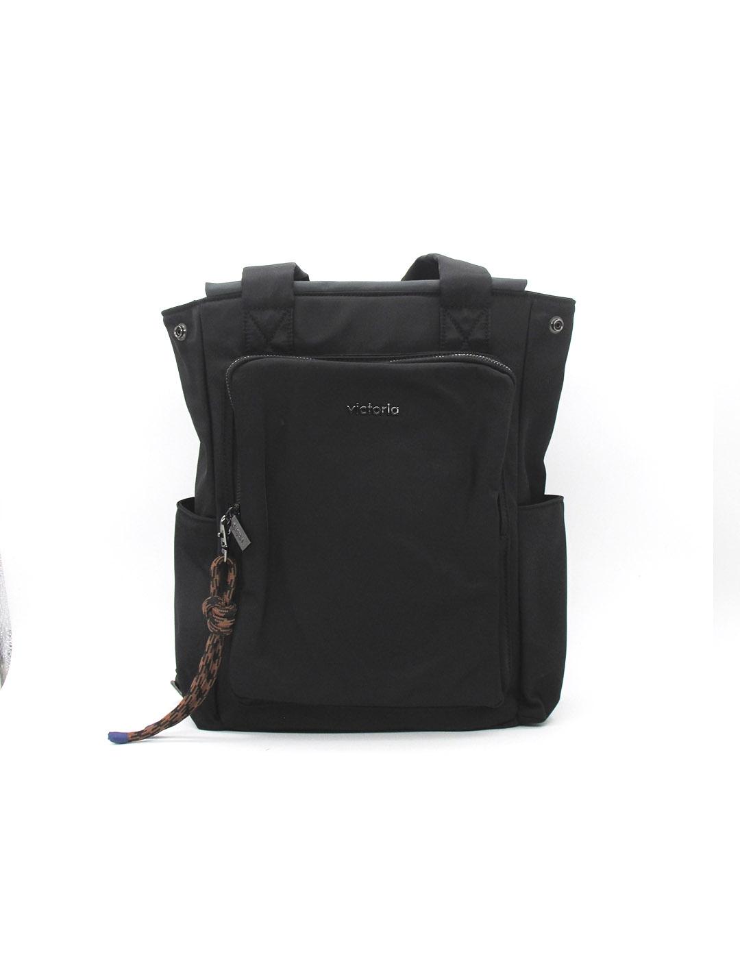 Mochila Victoria 9125101 negro para mujer