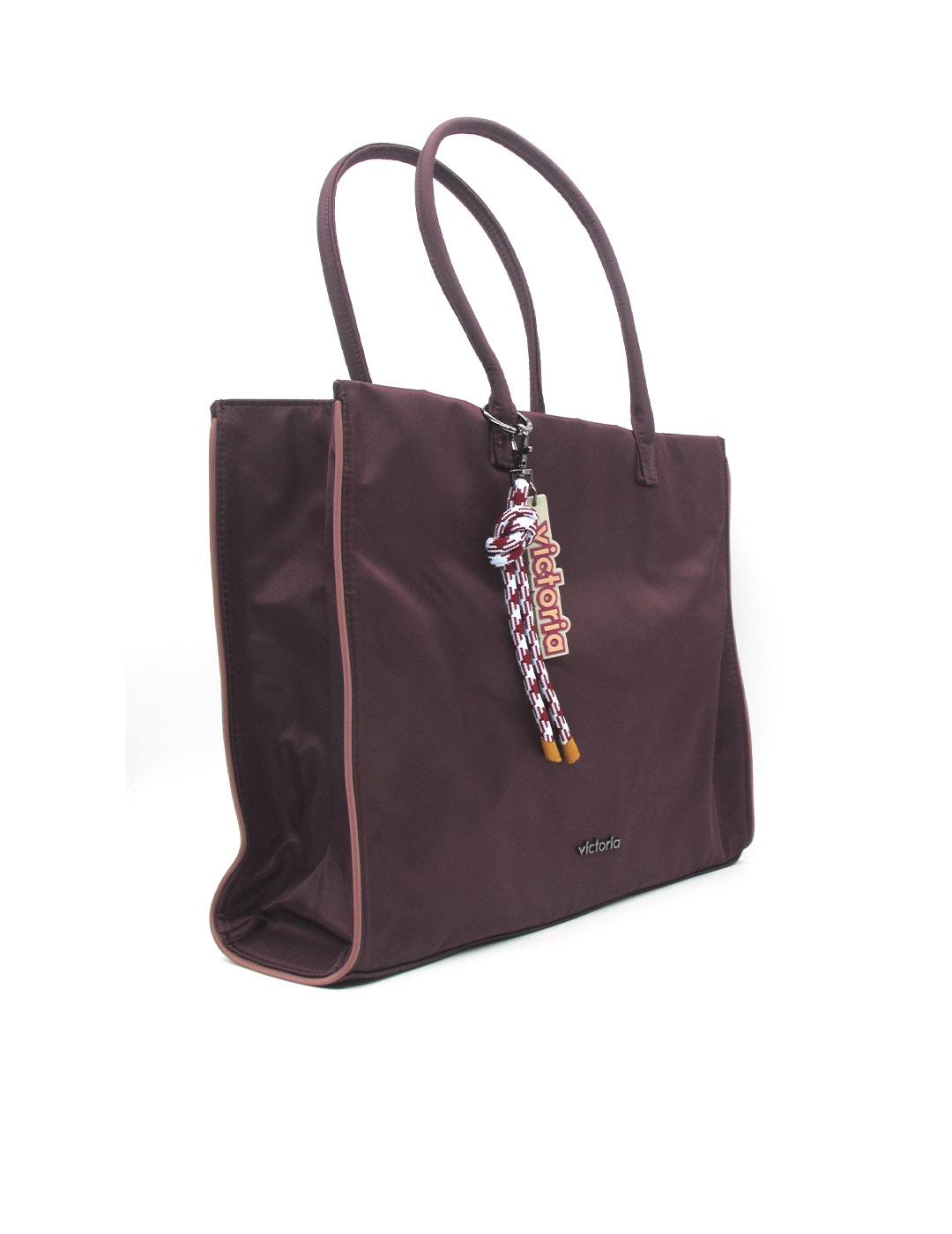 Bolso Victoria 9125102 burdeos para mujer