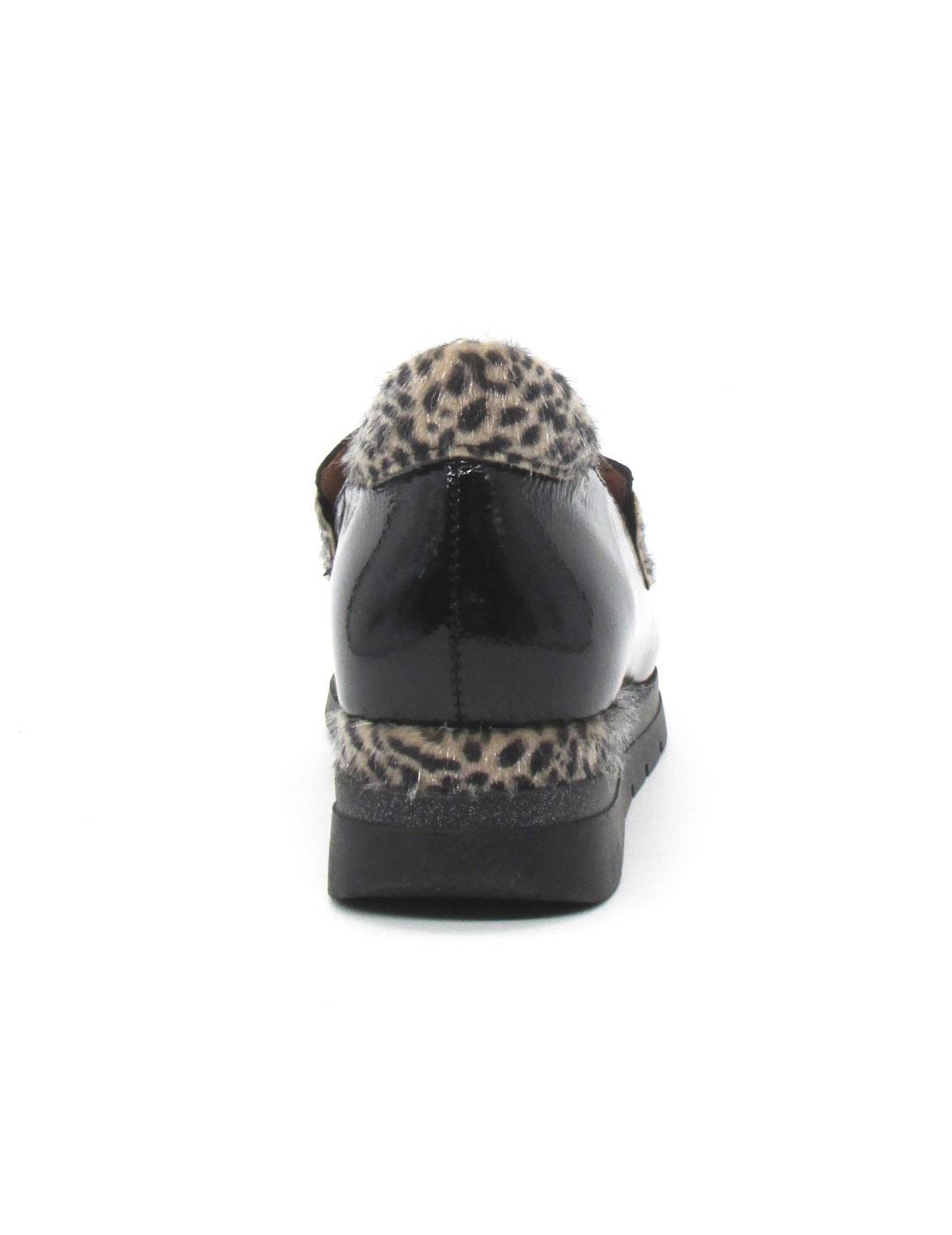 Mocasín Salonissimos POLAR negro charol