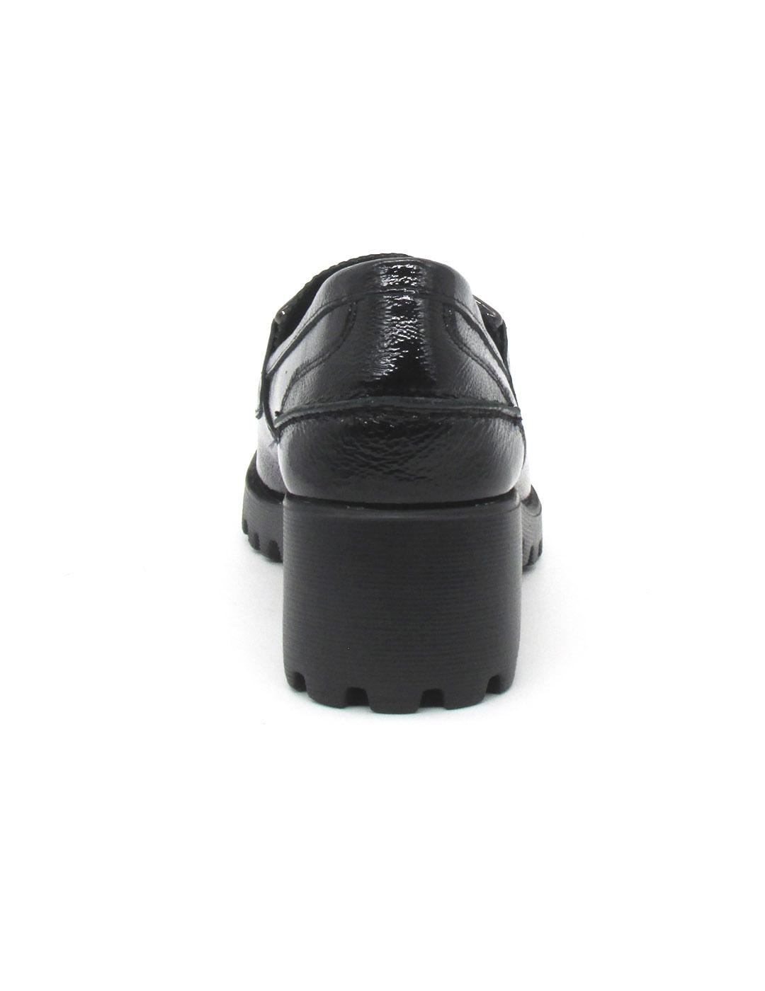 Mocasín 24HRS 26565 negro tacon