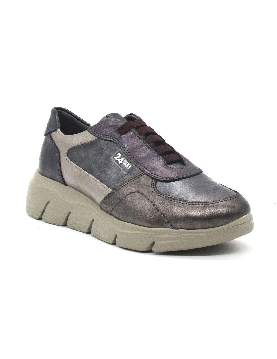 Zapato deportivo 24HRS 26615 metalizado multicolor