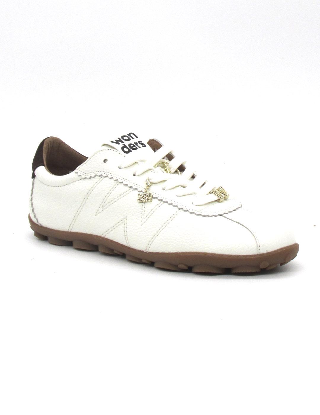 Zapato deportivo Wonders AP-2103 blanco para mujer