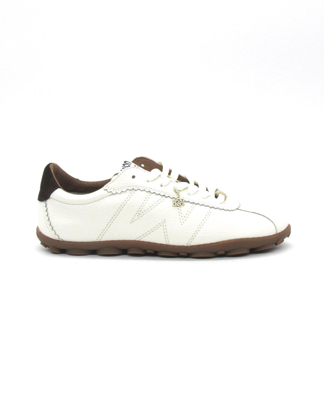 Zapato deportivo Wonders AP-2103 blanco para mujer