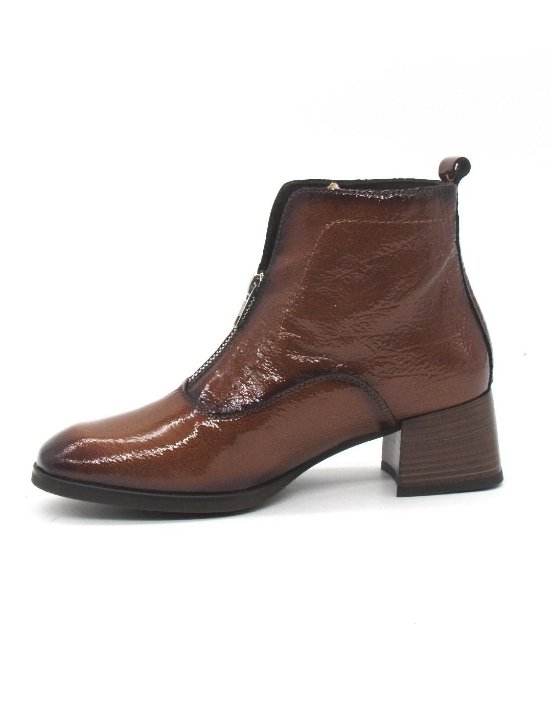 Botin Kaola 4463 cuero charol para mujer