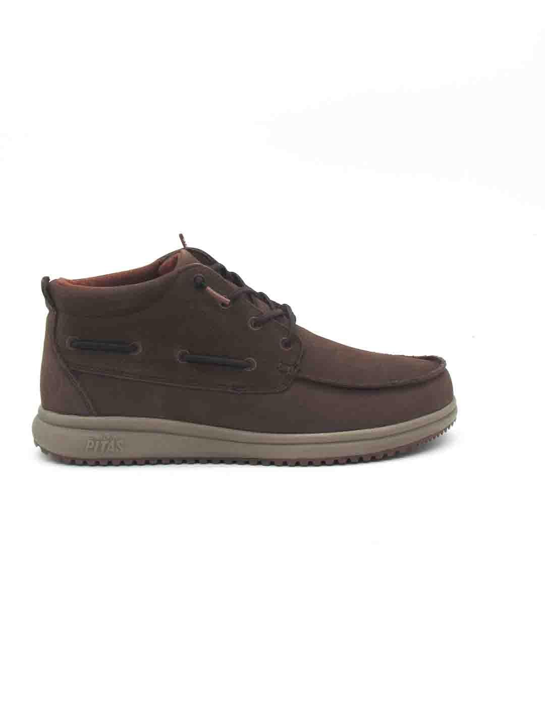 Botin Pitas TIMOR marron piel TEX para hombre