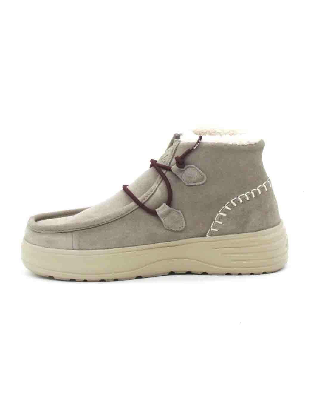 Botin Pitas SYDNEY de color beige para mujer