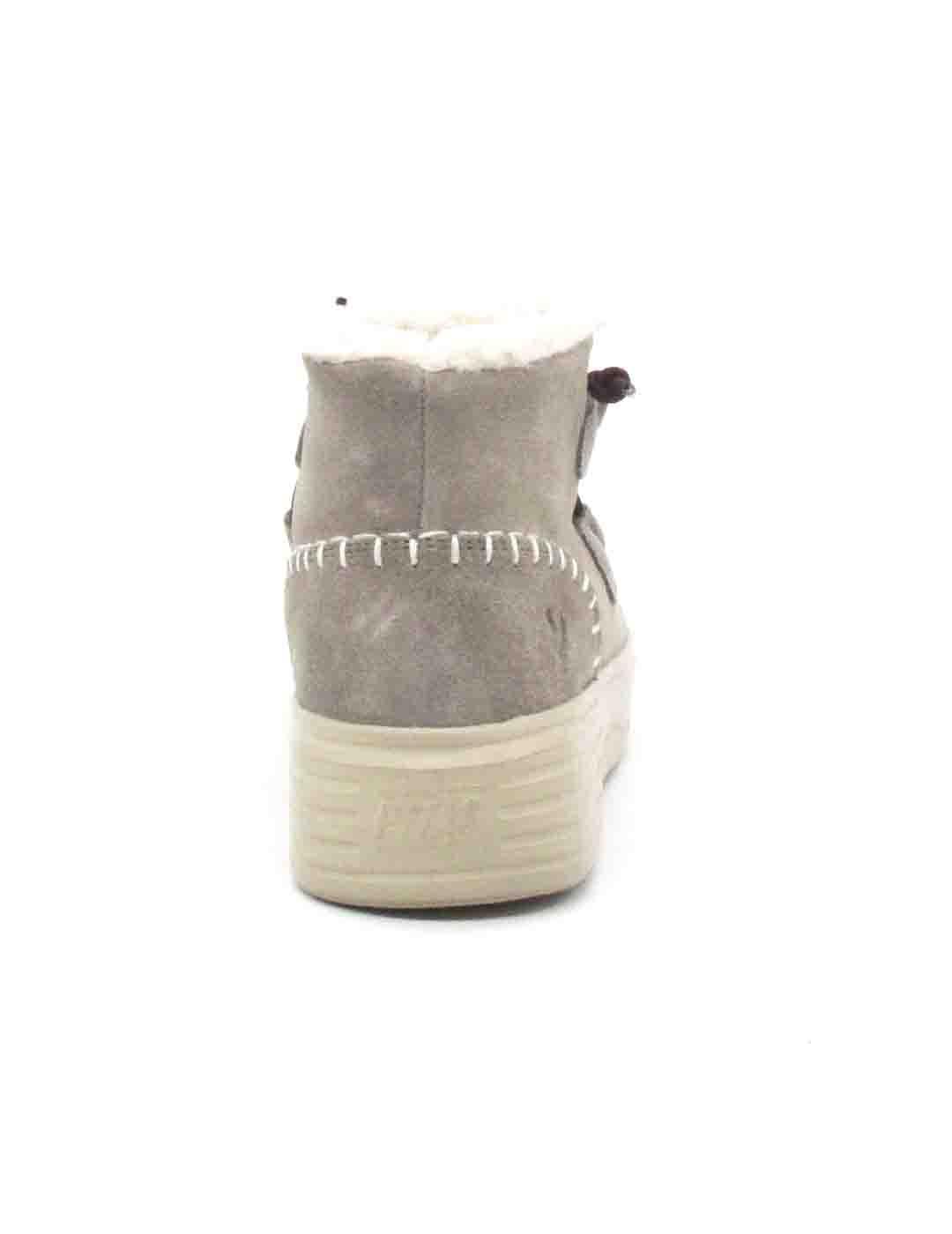 Botin Pitas SYDNEY de color beige para mujer