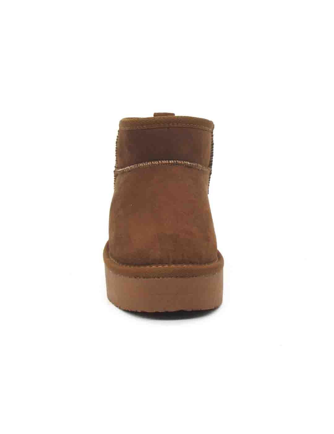 Botin B&W BJSH543008 TAN de color camel para niña