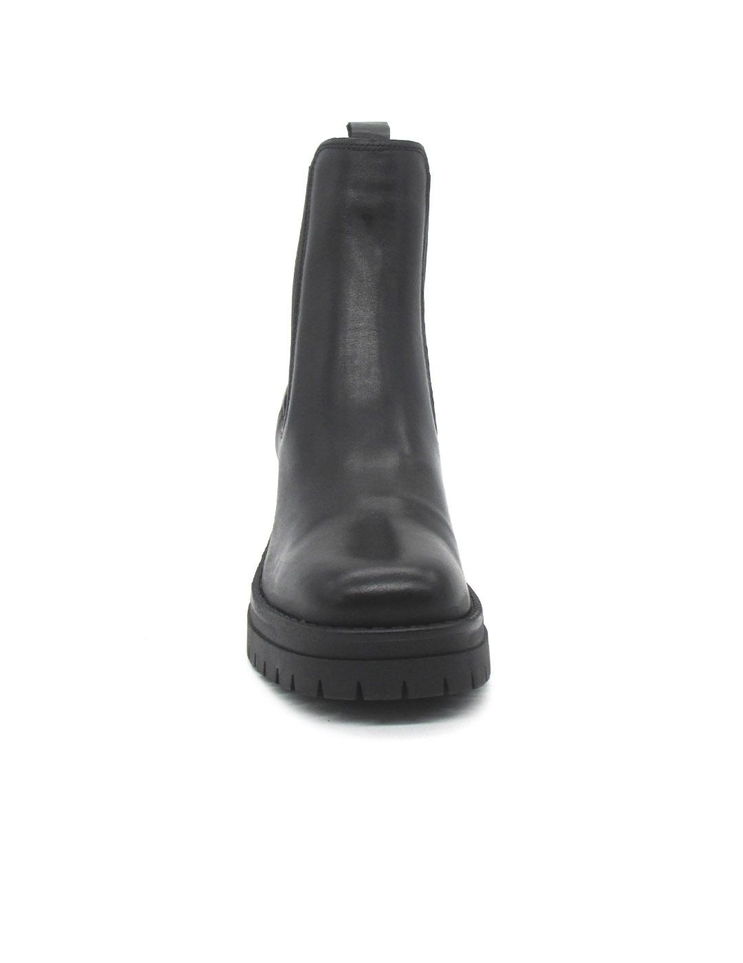 Botín Creator B-3281 negro tacón para mujer