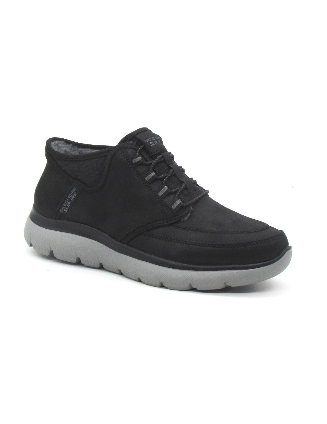 Botin Skechers 232927/BKCC negro para hombre