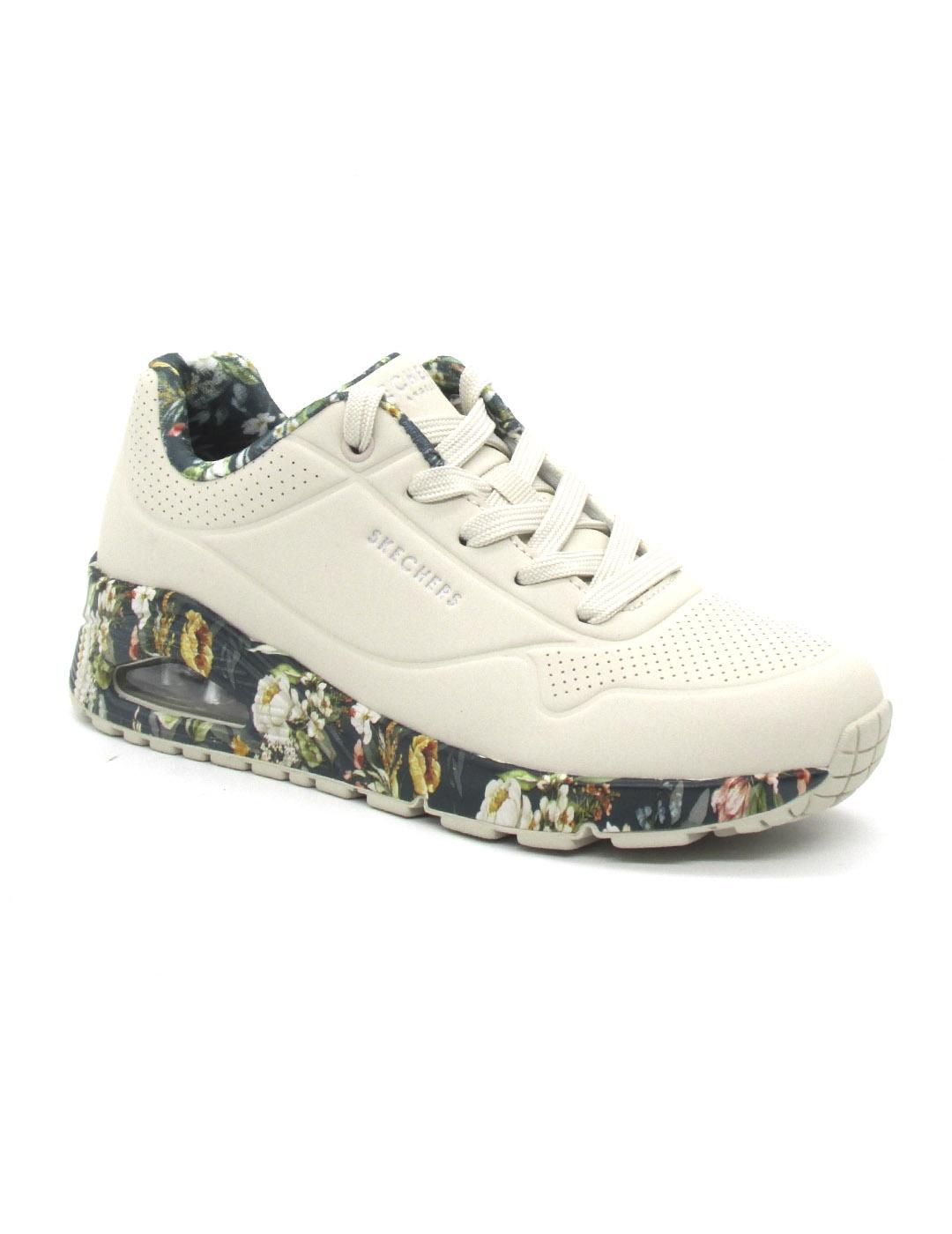 Zapatilla skechers 155583/NTMT blanco/multi mujer