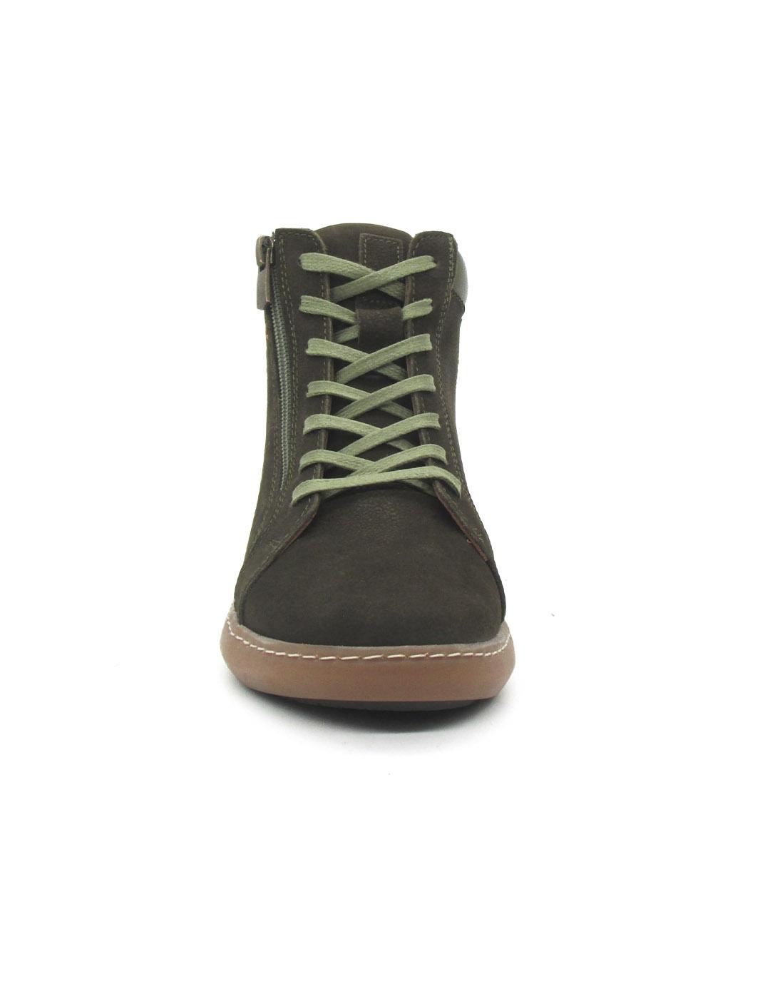 Botin 48 HORAS 524601/72 nobuck kaki para mujer