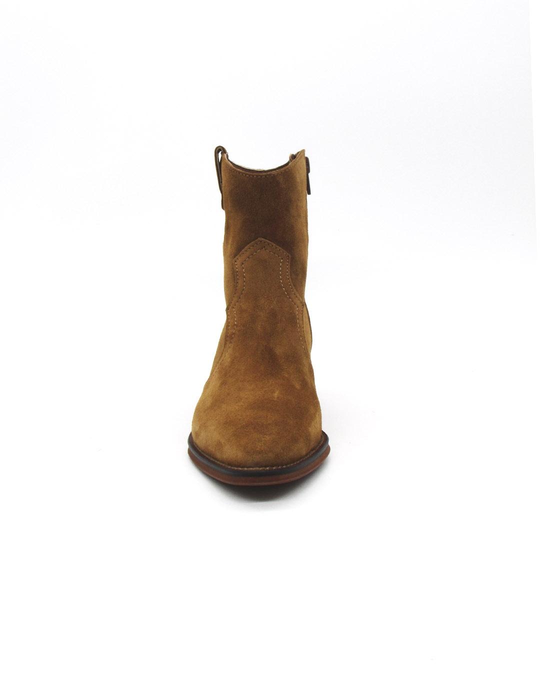 Botin  campero Alpe 2548 color cuero para mujer