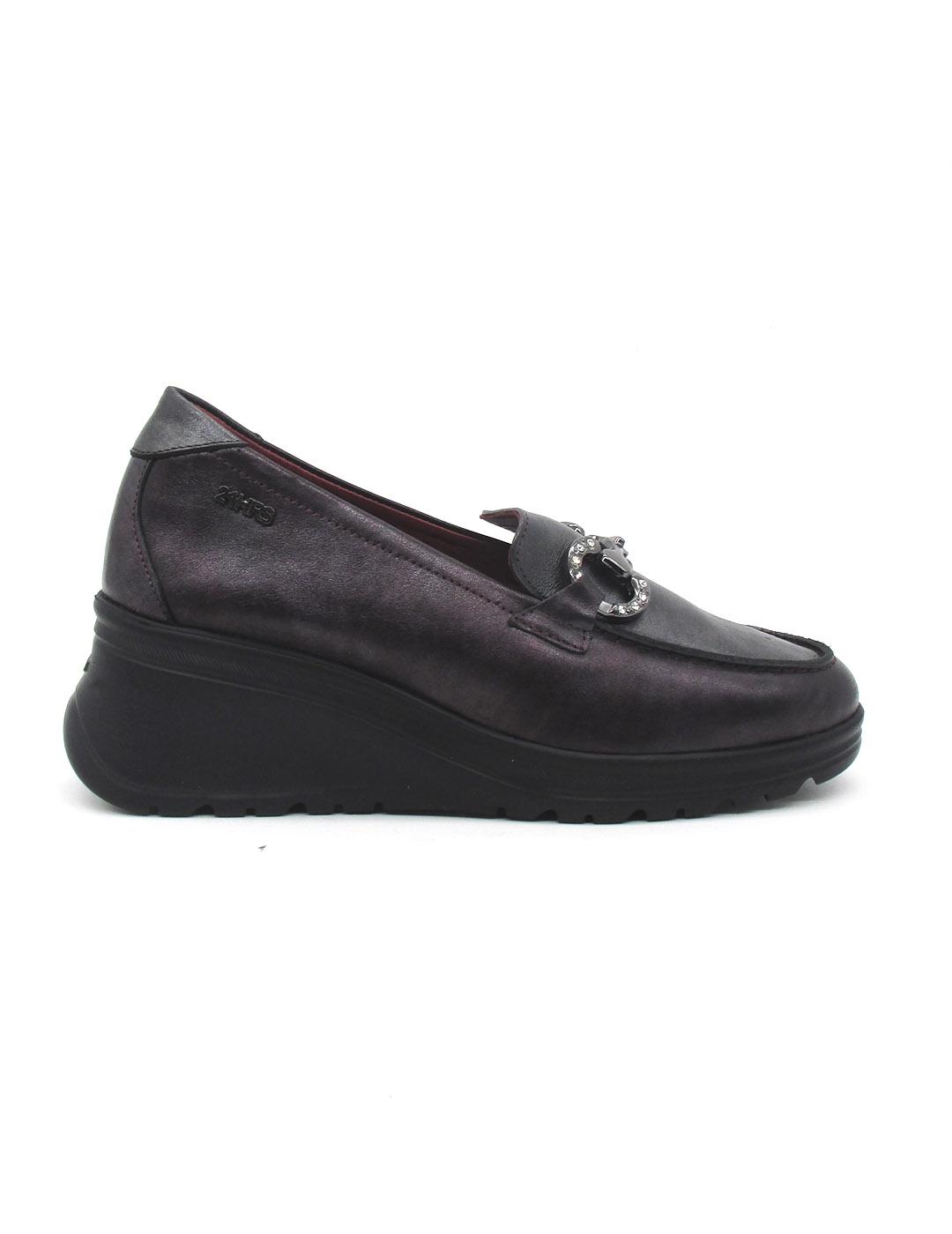  Mocasines 24 HRS 26653 burdeos para mujer