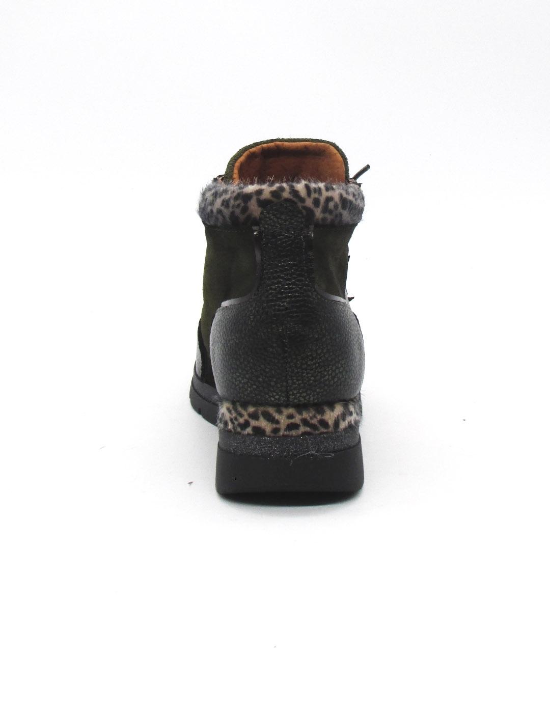 Botin Salonissimos PODIUM kaki para mujer