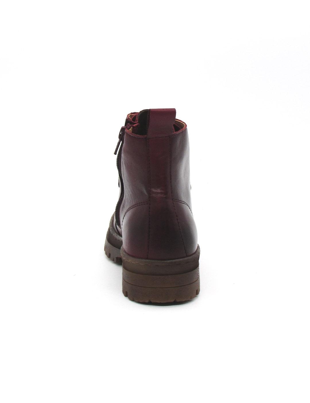 Botin Creator IB2438 burdeos para mujer