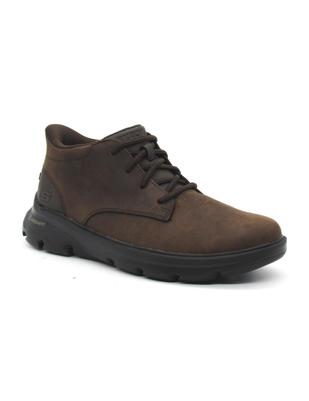Botin skechers 205514/COC de color marrón hombre