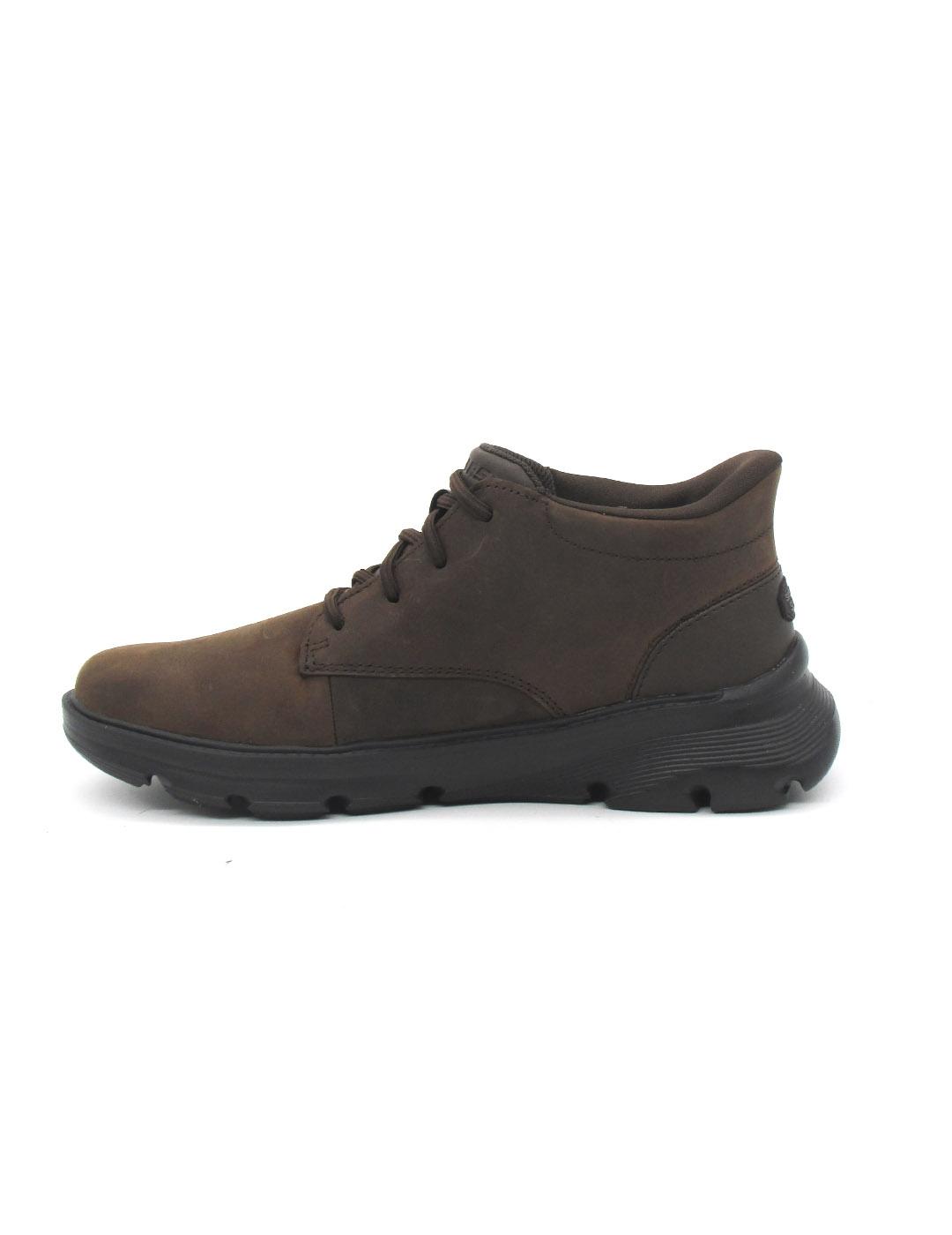 Botin skechers 205514/COC de color marrón hombre