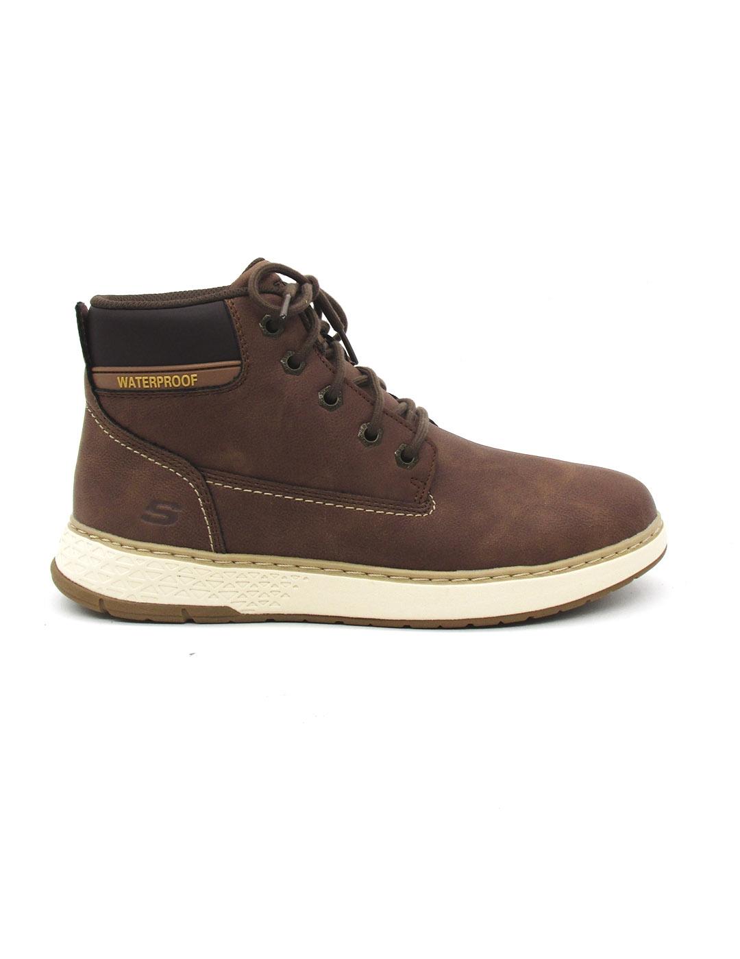 Botin skechers 205235/BRN marrón para hombre