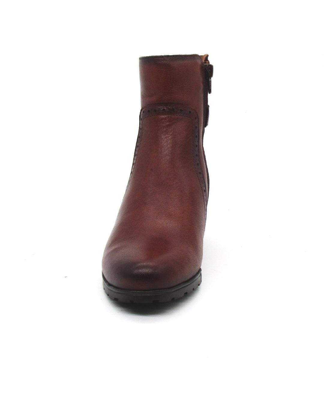 Botin Giorda 48424 cuero con tacón para mujer