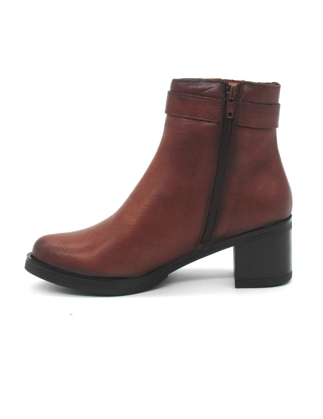 Botin Giorda 48424 cuero con tacón para mujer