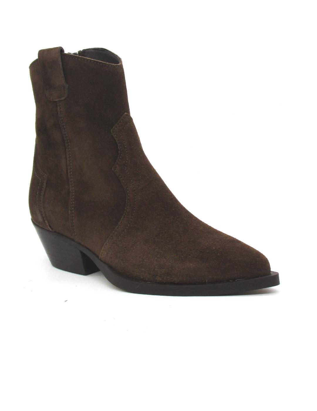 Botin Alpe campero 5547 de color marrón para mujer