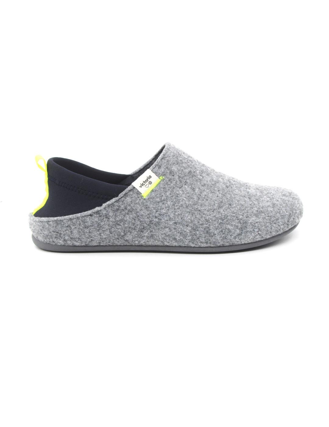 Zapatilla de casa Victoria 1081115 gris Unisex