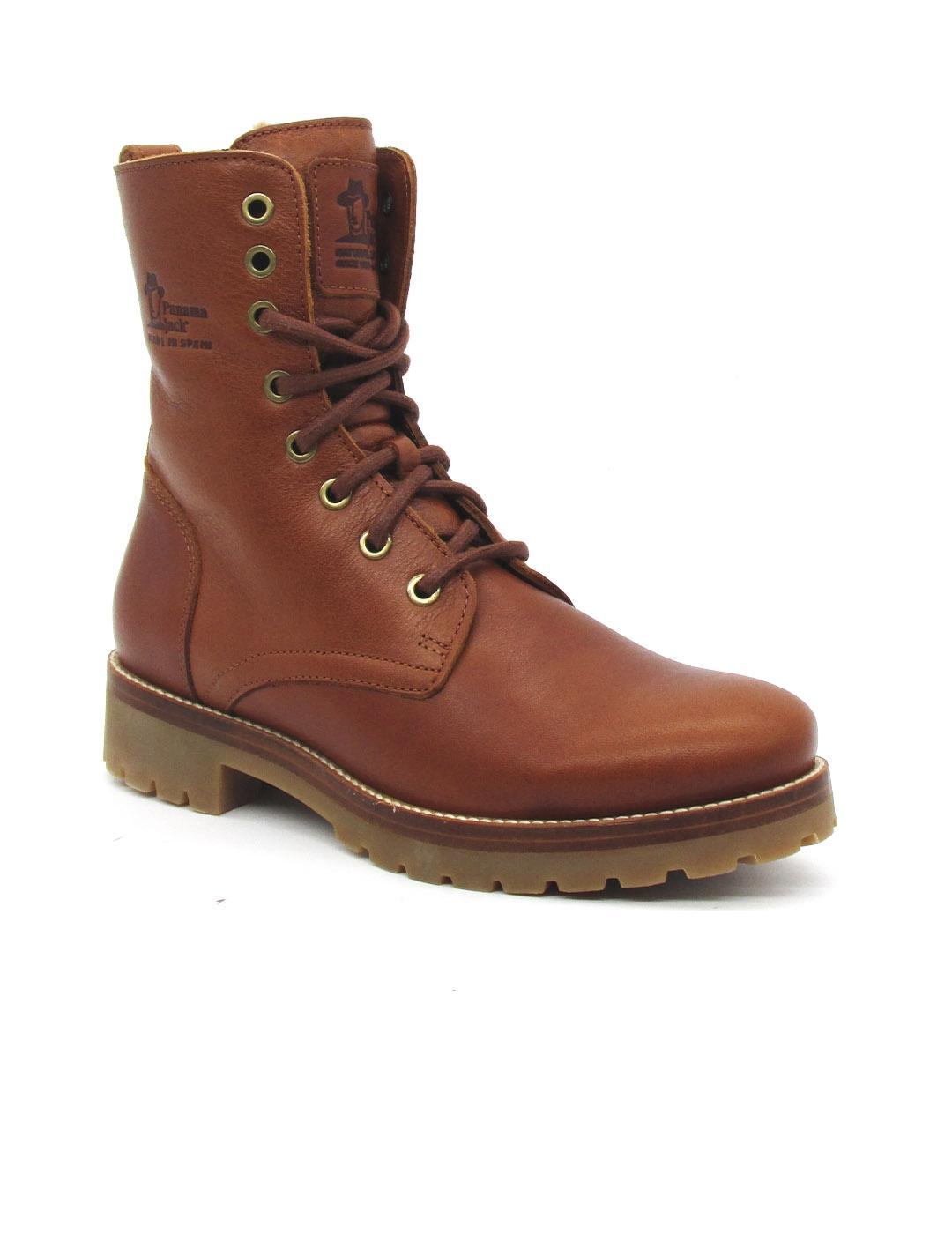  Botin Panamá Jack FRISIA B33 color cuero para mujer