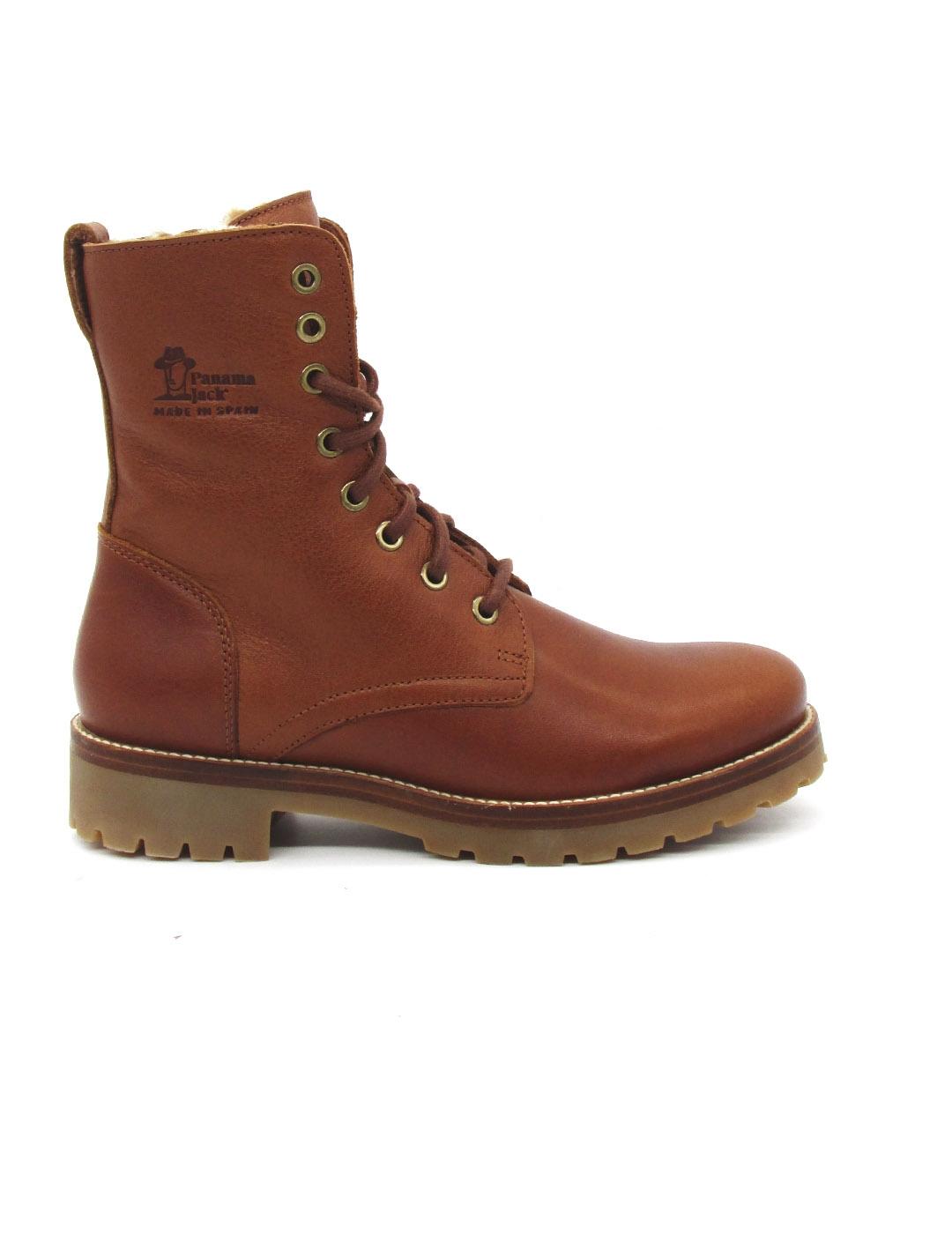  Botin Panamá Jack FRISIA B33 color cuero para mujer