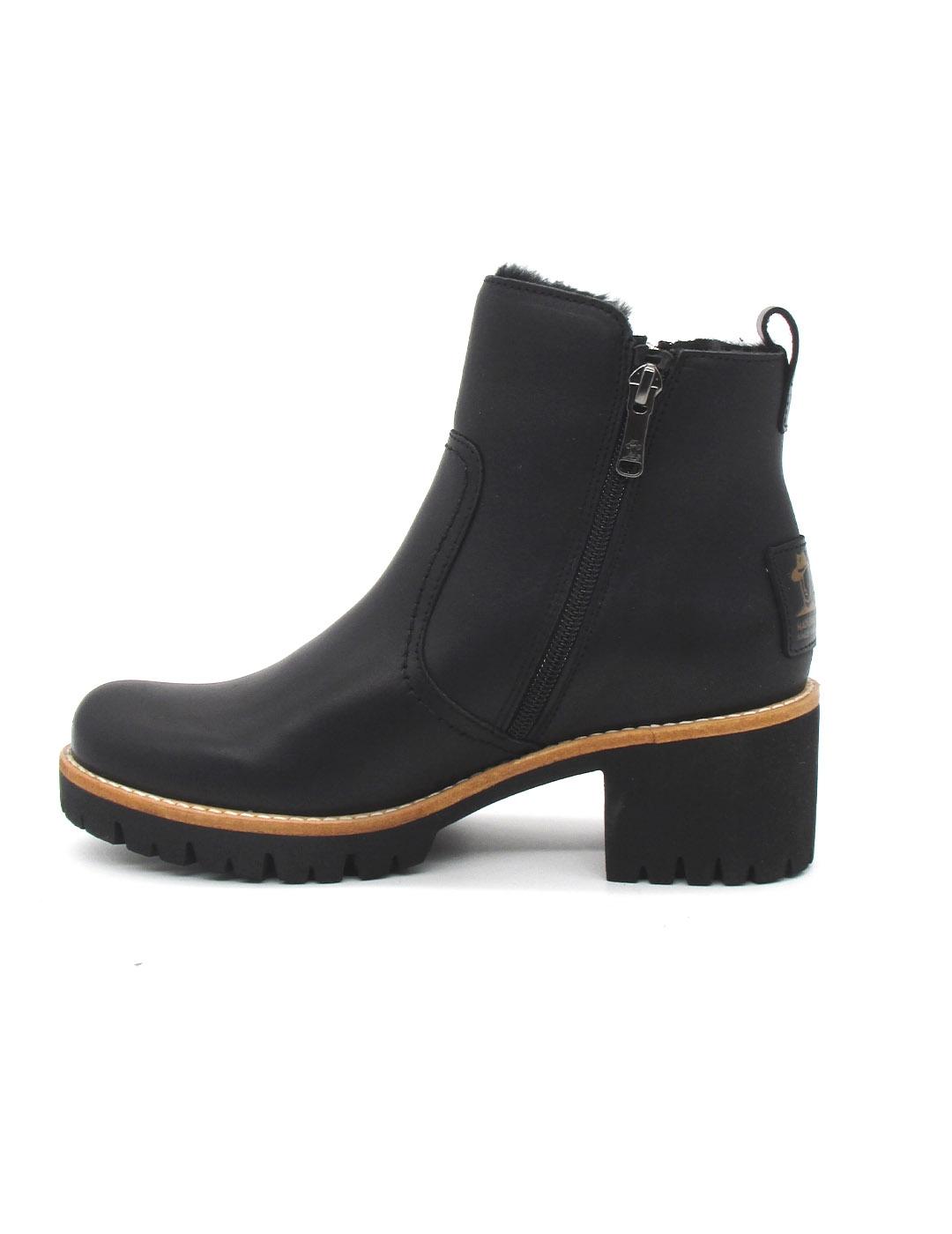 Botín Panamá Jack PAULINE TRAV B2 negro para mujer