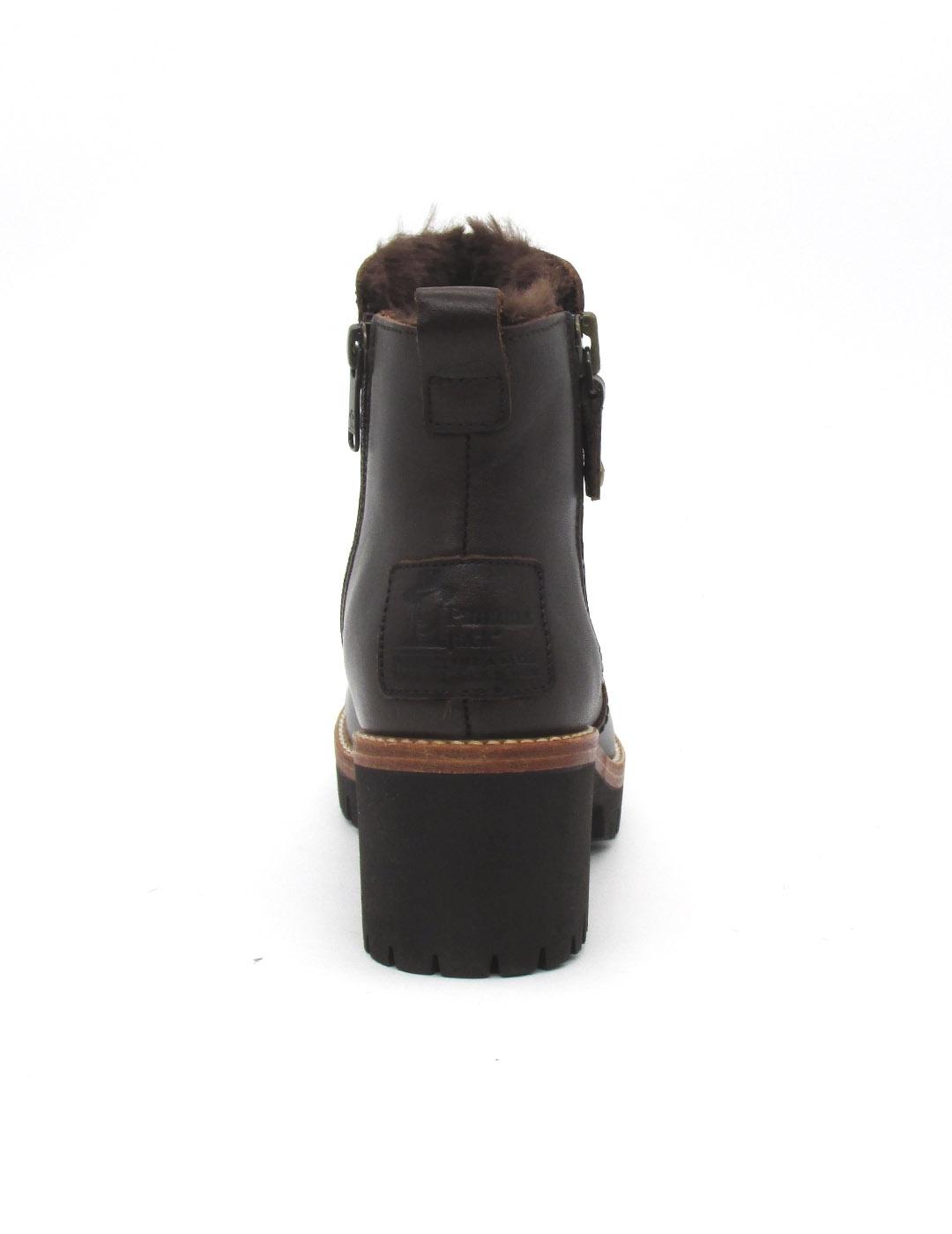 Botin Panamá Jack PAULINE B15 de color marrón para mujer