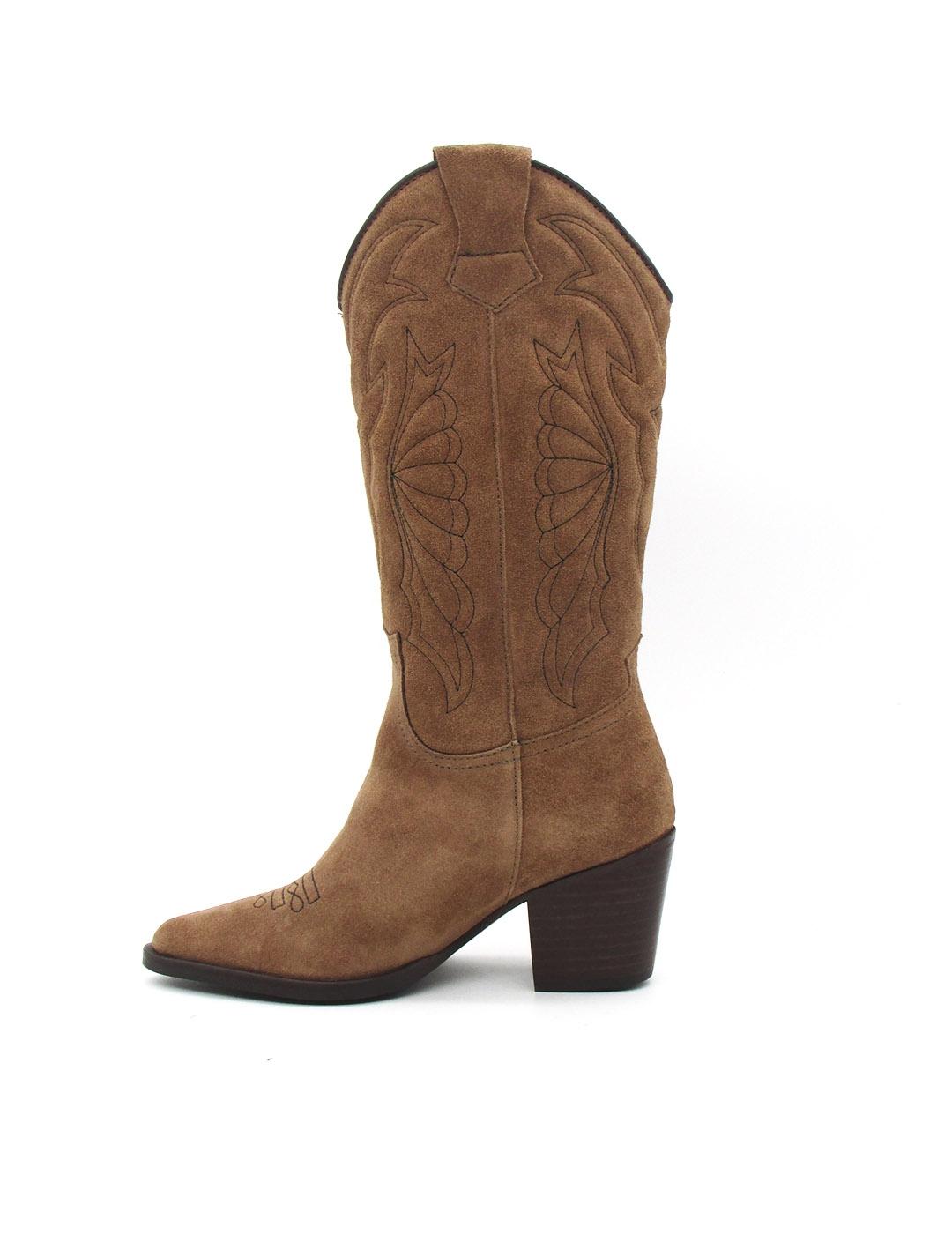 Bota Vexed 7460 ROXANA serraje taupe para mujer