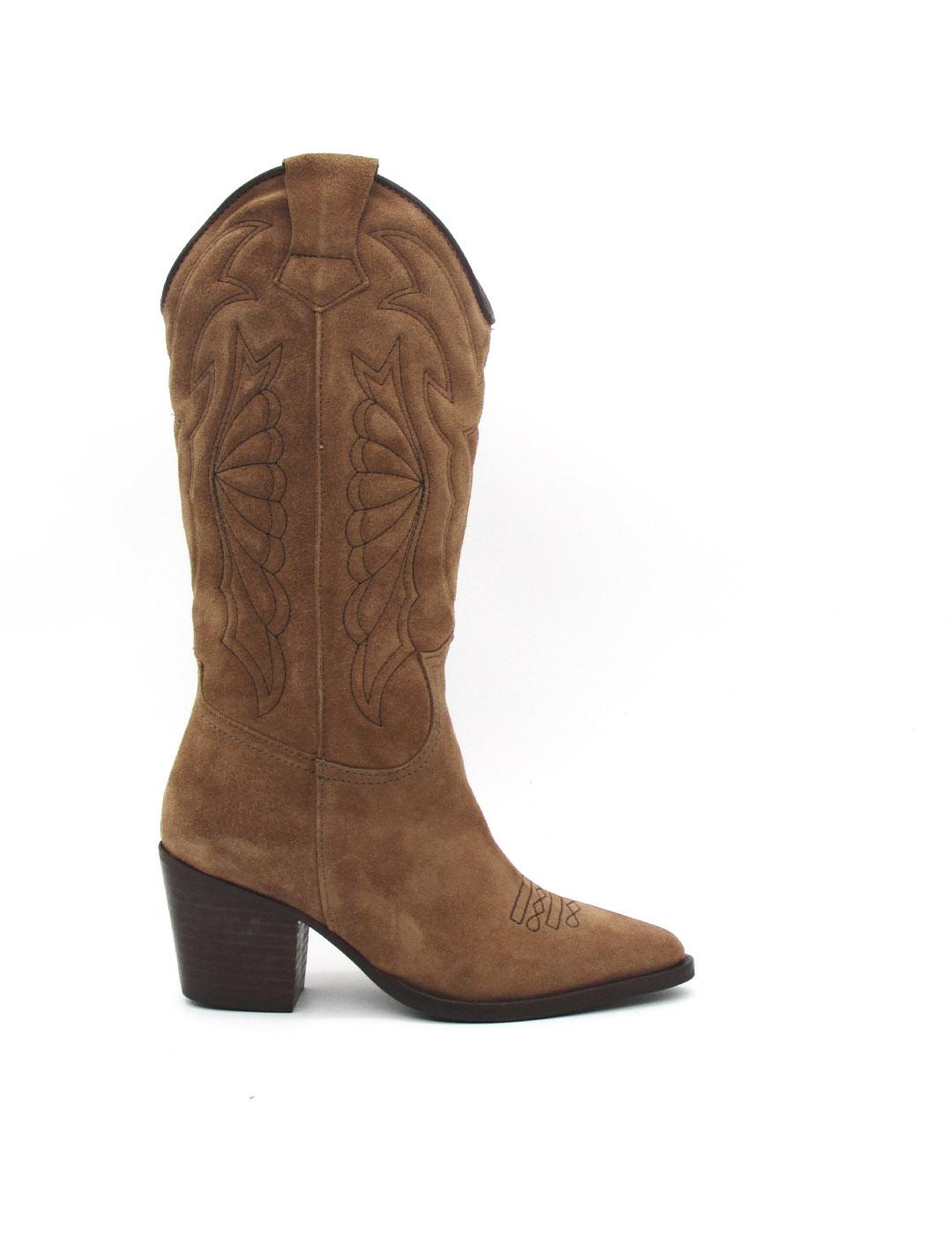 Bota Vexed 7460 ROXANA serraje taupe para mujer