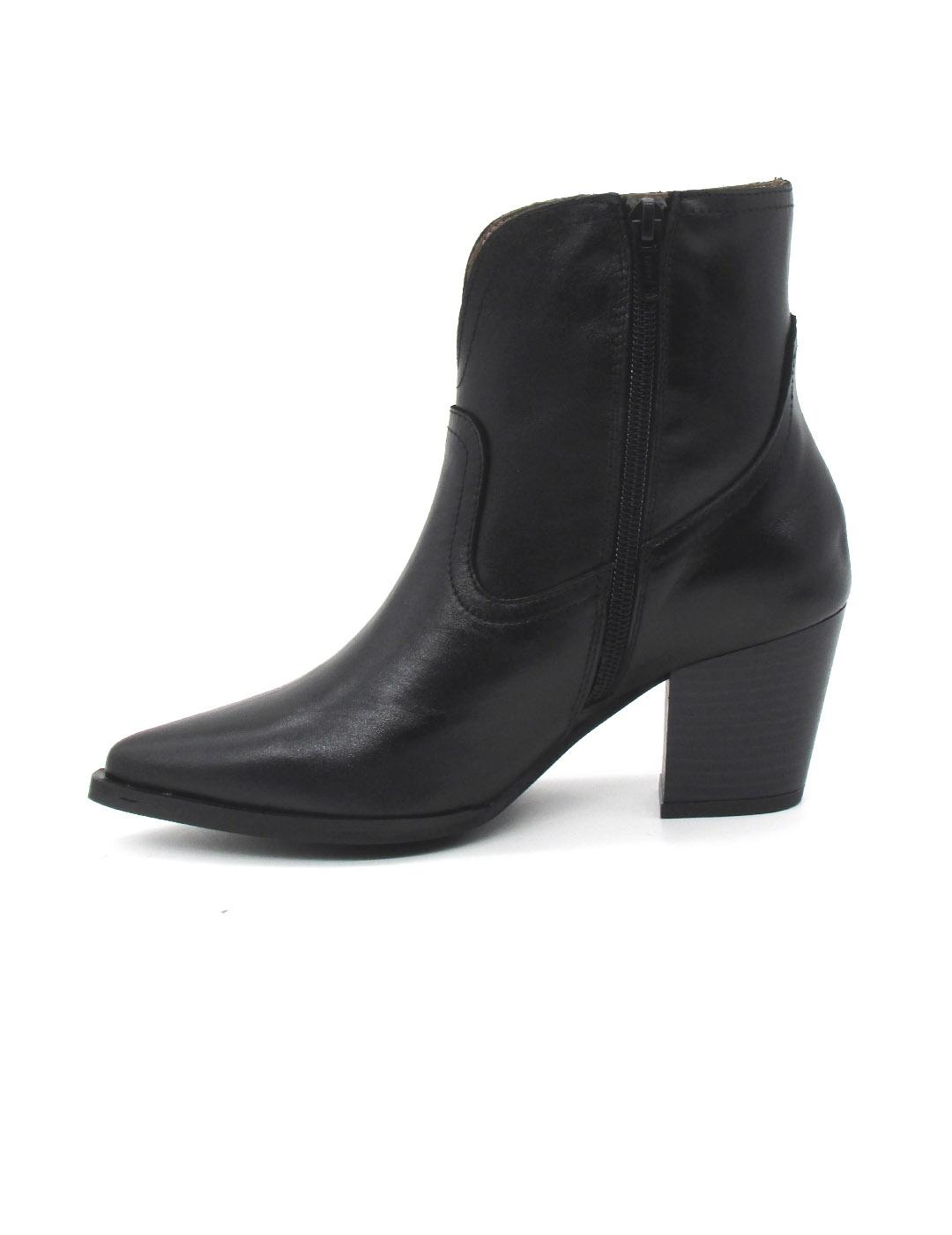 Botin Patricia Miller 5401 negro tacon para mujer